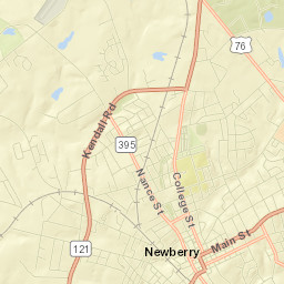 1101-1199 Nance Street, Newberry, SC Street Map