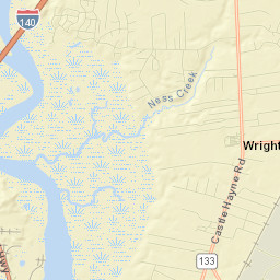 Wrightsboro Street Map