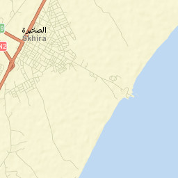 Skhira Street Map