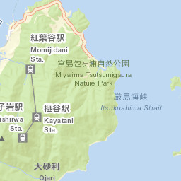 Miyajima Street Map