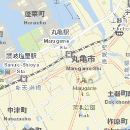 Marugame Street Map