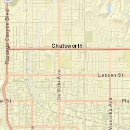 Chatsworth Street Map