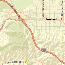 Sunland Street Map