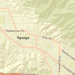 Tujunga Street Map