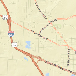 U.S. 65, White Hall, AR 71602 Street Map