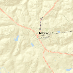 Maysville Street Map