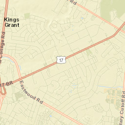 Kings Grant Street Map