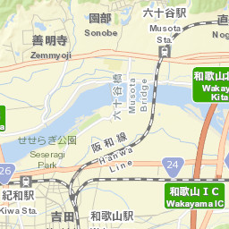 Wakayama Shi Street Map