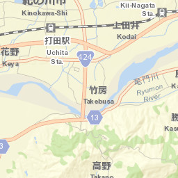 Kinokawa Shi Street Map