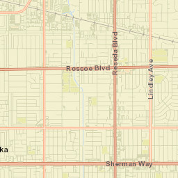 Northridge Street Map