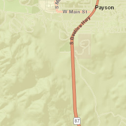 Payson Street Map