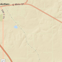 Antlers Street Map