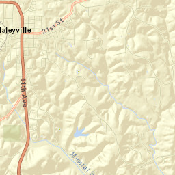 Haleyville Street Map