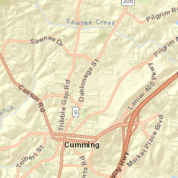 178-198 North Main Street, Cumming, GA Street Map