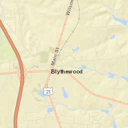 Blythewood Street Map