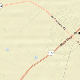 Bishopville Street Map