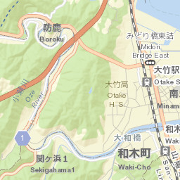 Ōtake Street Map