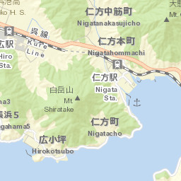 Kure-shi Street Map
