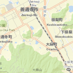 Zentsūji Shi Street Map