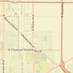 Oxnard Street Map