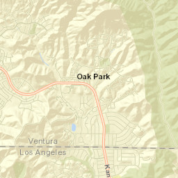 Oak Park Street Map