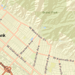 Los Angeles County Street Map