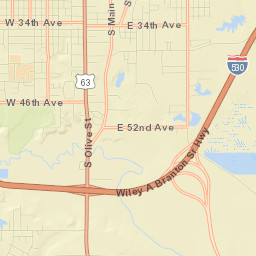 5109-5199 S Ohio St, Pine Bluff, AR 71601 Street Map