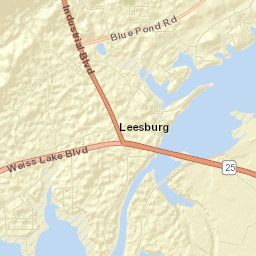 Leesburg Street Map