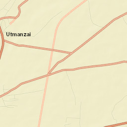 Utmanzai Street Map