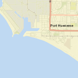 Port Hueneme Street Map