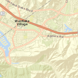 Westlake Village Street Map