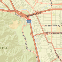 2939-2995 Los Feliz Blvd, Los Angeles, CA 90039, USA Street Map