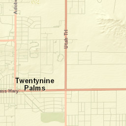Twentynine Palms Street Map