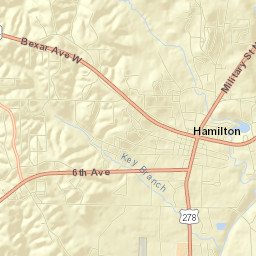 Hamilton Street Map