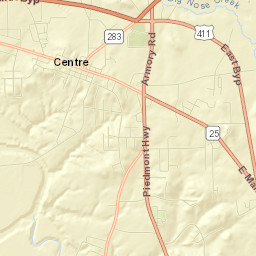 Centre Street Map