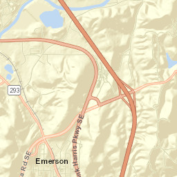 Emerson Street Map