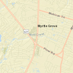 Myrtle Grove Street Map