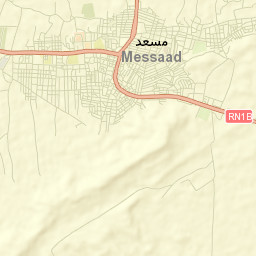 Messaad Street Map