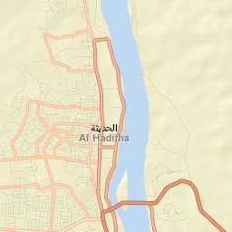Ḩadīthah Street Map