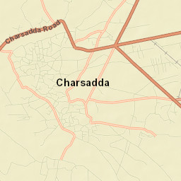 Charsadda Street Map