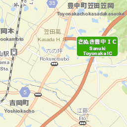 Mitoyo Shi Street Map