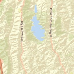 Getty Center Dr, Los Angeles, CA , US Street Map