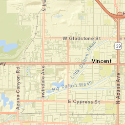 Irwindale Street Map