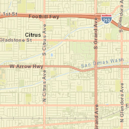 Covina Street Map