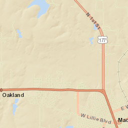 Madill Street Map