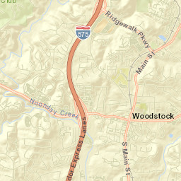 Woodstock Street Map