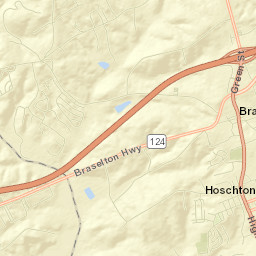 Braselton Street Map