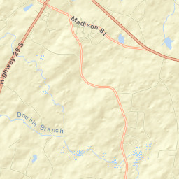 Danielsville Street Map