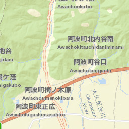 Awa-shi Street Map