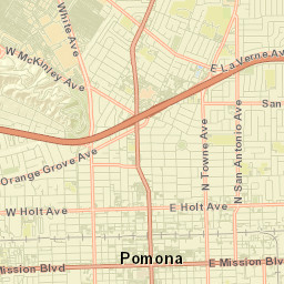 Pomona Street Map